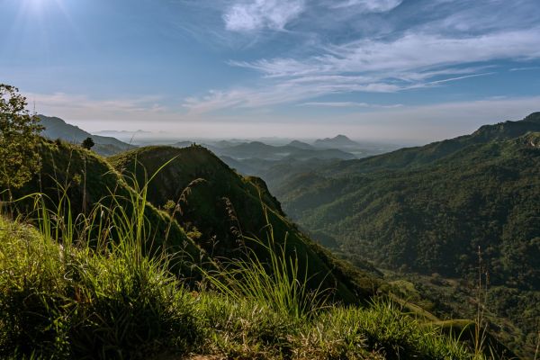 beautiful panoramic mountain view at Ella Sri Lanka