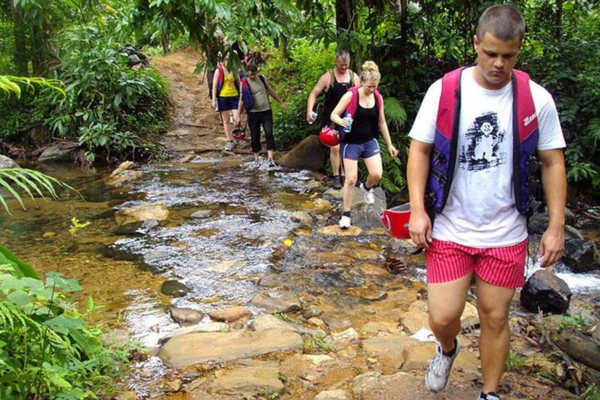 exploring makanadawa rain forest Sri Lanka