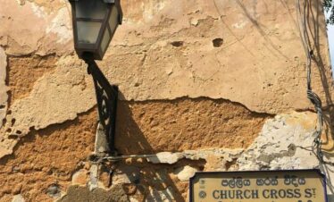 a old building at church cross street galle sri lanka day tours