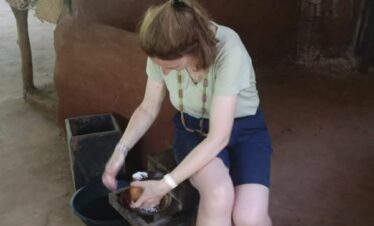 traditional way of scraping coconut sri lanka day tours and things to do in sigiriya